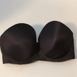 Freya Deco Black Strapless Bra 30F UK Sizing
